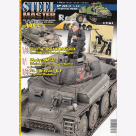 STEELMASTER 109 Rad & Kettenfahrzeuge von Gestern & Heute im Original und Modell Sherman Sandbagged Pz.38(t) Ausf. E/F Dezember 2020/ Januar 2021