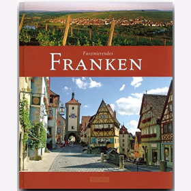 Reisebildband Franken Sehenswürdigkeiten Farbige Übersichtskarte Reiseführer Urlaub