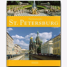 Reisebildband St. Petersburg Sehenswürdigkeiten Farbige Übersichtskarte Reiseführer Urlaub