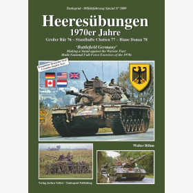 Heeresübungen 1970er Jahre Großer Bär 76 Standhafte Chatten 77 Blaue Donau 78  Tankograd Militärfahrzeug Spezial 5089