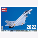 Jet & Prop 2022 A3 Wandkalender 14 Blatt Luftfahrt...