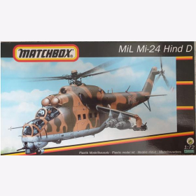 Mil Mi-24 Hind D 40203 Matchbox Maßstab 1:72 Rarität!