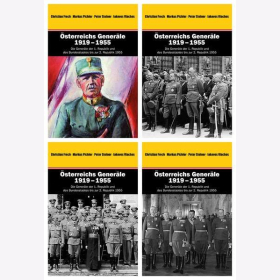 Frech Pichler Steiner Vlachos Österreichs Generäle 1919-1955 Die Generäle der 1. Republik und des Bundesstaates bis zur 2. Republik 1955