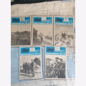 Sammelband Der Landser 10 Bände Geschichte 2 Wk Militaria