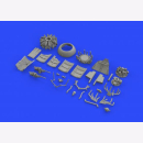 Fw 190A-4 engine & fuselage guns for Eduard kit Eduard 648355 1:48