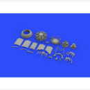 Fw 190A-4 engine for Eduard kit Eduard Brassin 648352 1:48