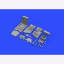 Bf 109G-6/U4 cockpit for Tamiya kit Eduard Brassin 648411...
