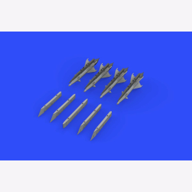 RS-2US missiles w/pylons for MiG21 for Eduard kit Eduard Brassin 672192 1:72