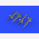 RS-2US missiles for MiG-21 for Eduard kit Eduard Brassin...