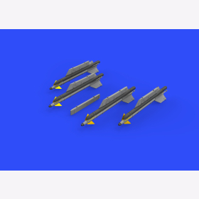 R-13M missiles w/ pylons for MiG-21 for Eduard kit Rakete Eduard Brassin 672188 1:72