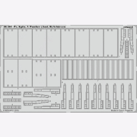 Pz.Kpfw. V Panther (Ausf.D) Schürzen for Zvezda kit Eduard 36307 1:35