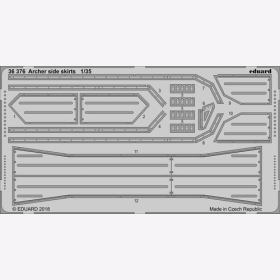 Archer side skirts for Tamiya kit Seitenschürzen Eduard 36376 1:35