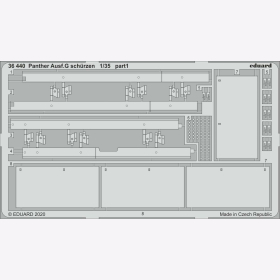 Panther Ausf. G Schürzen for Ryefield Model kit Eduard 36440 1:35