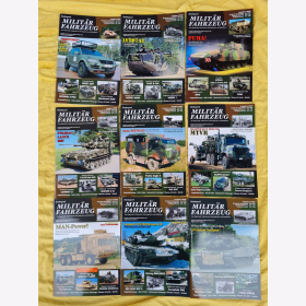 9 Ausgaben Tankograd Militär Fahrzeug Sparpaket Set 2