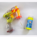 Seifenblasen-Pistole mit Licht (inkl. 1 Flasche 50ml Seifenblasenflüssigkeit)