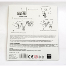 Seifenblasen-Pistole mit Licht (inkl. 1 Flasche 50ml Seifenblasenflüssigkeit)