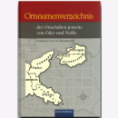 Ortsnamenverzeichnis der Ortschaften jenseits von ODER...