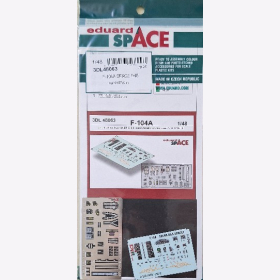Eduard Space F-104A Space 1/48 Decals/Fotoätzteile