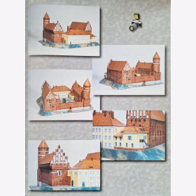 Kartonowe Olsztyn Schloss des Ermländischen Kapitels Modell 6/99