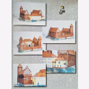 Kartonowe Olsztyn Schloss des Ermländischen Kapitels...