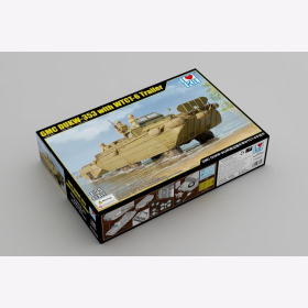 I Love Kit 63539 Modellbausatz, Mehrfarbig 1:35 GMC DUKW-353 mit Anhänger WTCT-6