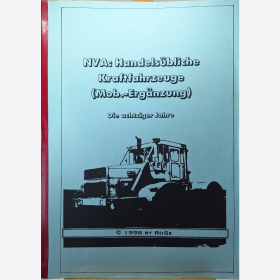 NVA: Handelsübliche Kraftfahrzeuge (Mob.-Ergänzung) Die achziger Jahre
