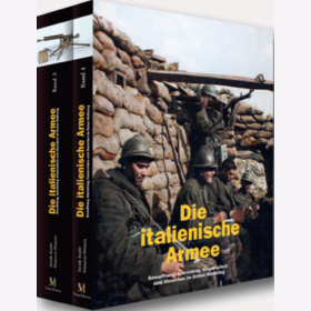 Frizzera / Zendri Die italienische Armee Bewaffnung, Ausrüstung, Körperschutz und Abzeichen im Ersten Weltkrieg 2 Bände im Schuber Bd.3&4