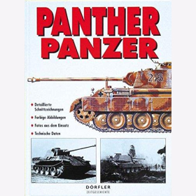 Panther Panzer 2. WK Einsatzfotos Zeichnungen Entwicklung Kampfeinsätze