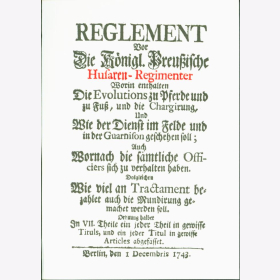 Reglement Husaren Königlich Preußische Band 39 + 40