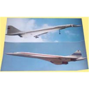 Überschallflugzeug Concorde und sowj. TU 144 (Poster...