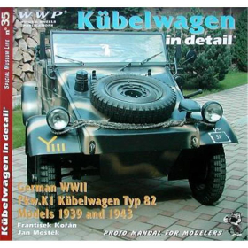 Kübelwagen in detail German WWII Pkw.K1 Typ 82 Models Nr.: 35